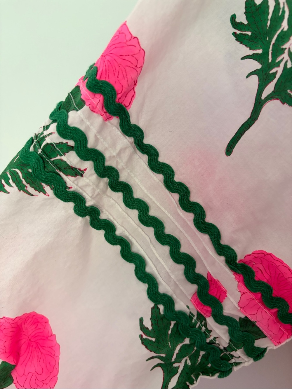 Women's Pink Floral Embroidered Swim Coverup - Picture 3 of 4